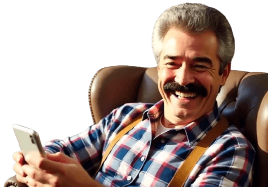 A smiling person